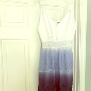 Beautiful ombre style beach dress