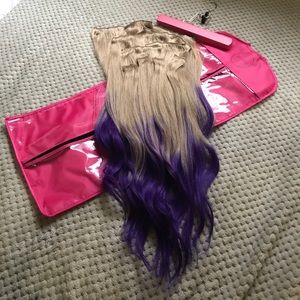 💜💜20" BELLAMI Purple Ombré hair Extensions 🦄