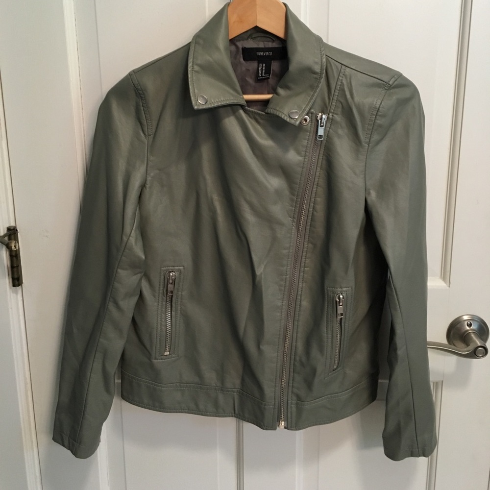 Vegan Leather moto jacket