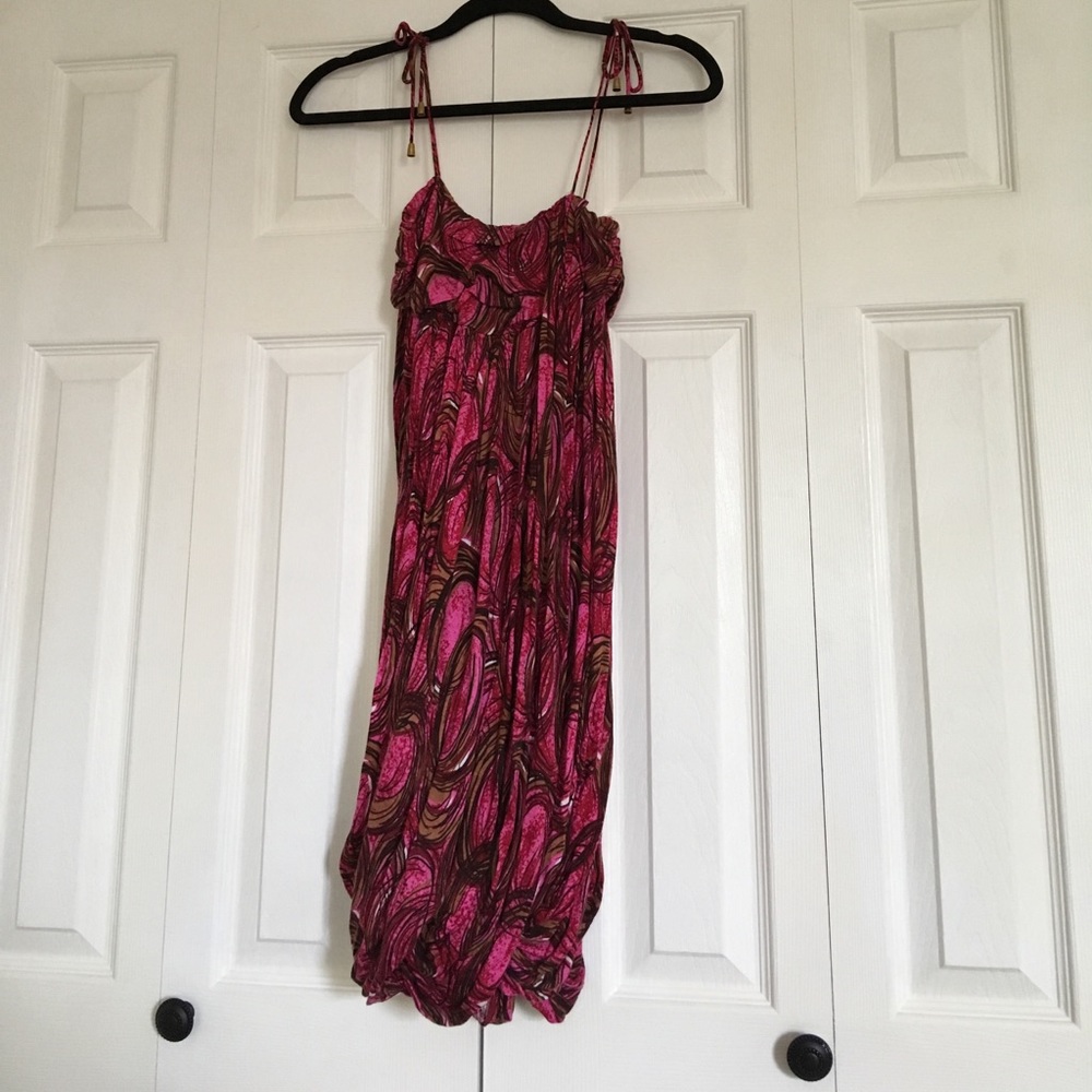 Hot Pink Bubble Mini Dress