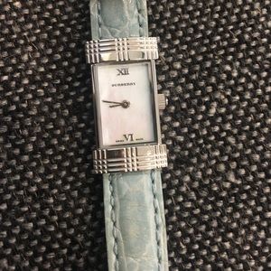 Baby Blue Burberry Watch