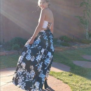 Stunning two piece prom dress