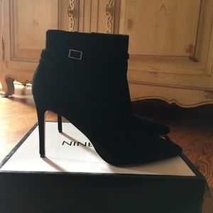 Nine West suede booties