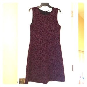 Ann Taylor Loft purple and black dress