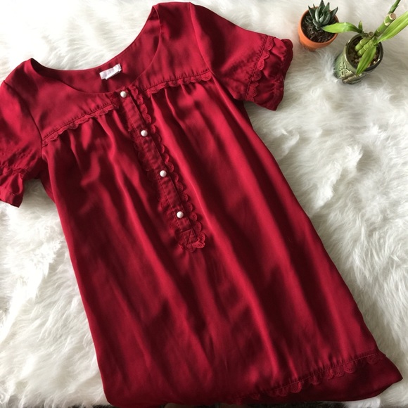 Urban Outfitters Dresses & Skirts - Cooperative Red Shift Dress