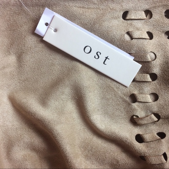 πHPπOst Faux Suede Fringe Vest - Picture 8 of 8