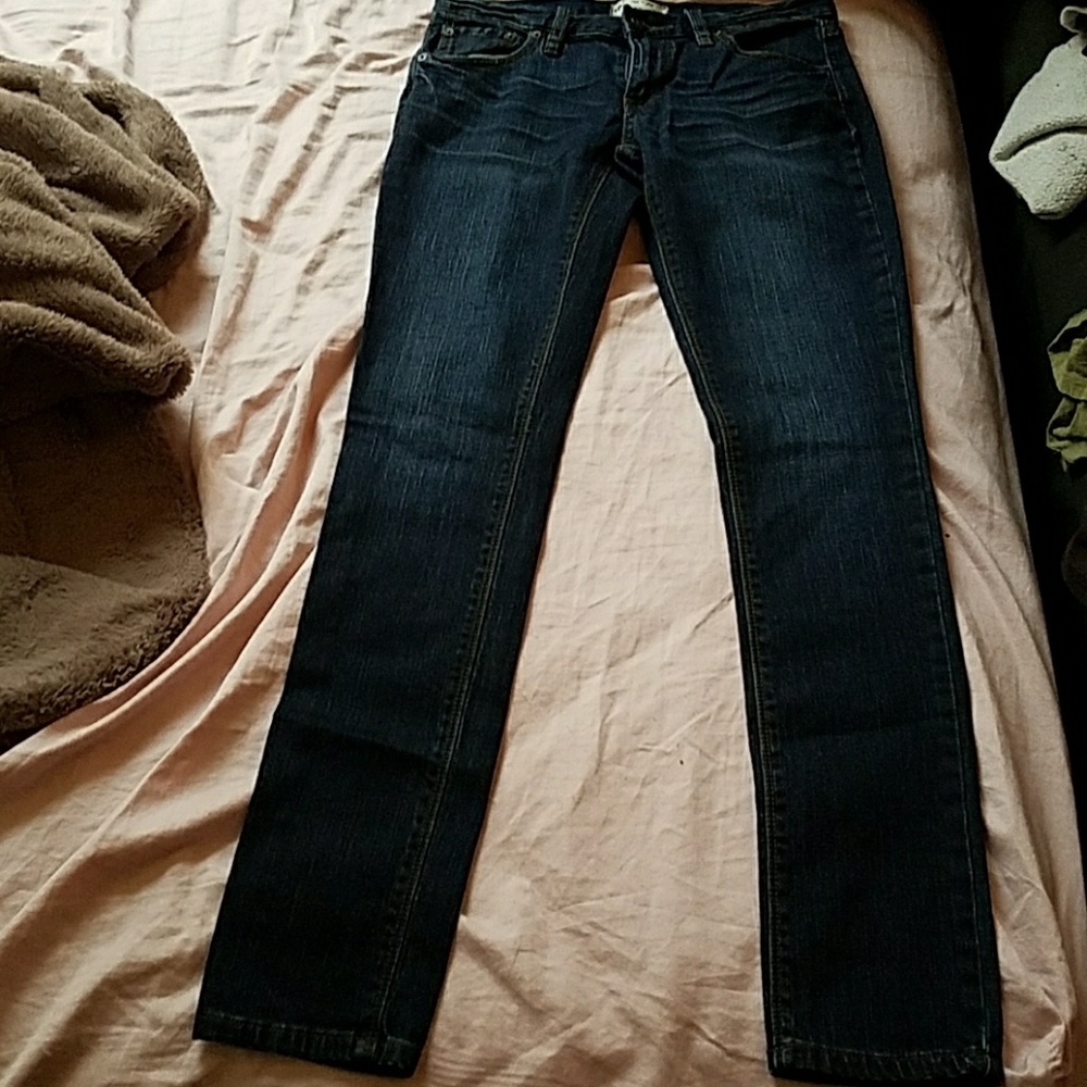 Free People Blue Jeans Skinny Size 24