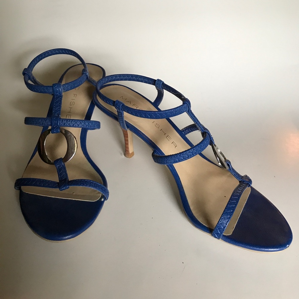 Marc Fisher Blue Sandals