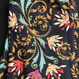 LuLaRoe TC Floral & Chevron Leggings