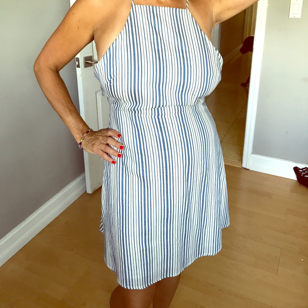Lush open back summer dress