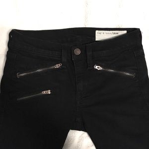 Rag & Bone | Zip Detail Skinny Jeans