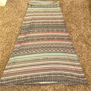 Soft, stretchy maxi skirt