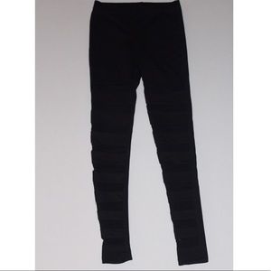 Forever 21 black and sheer leggings