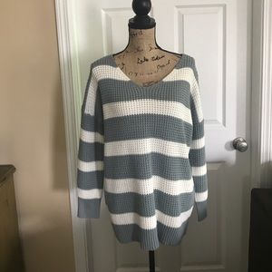 Oversized Striped Sweater
