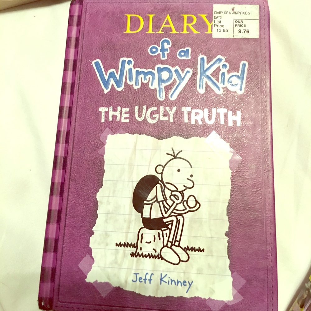 Diary of a Wimpy kid book.