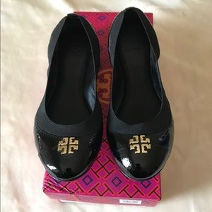 Tory Burch Jolie Patent Ballet Flats