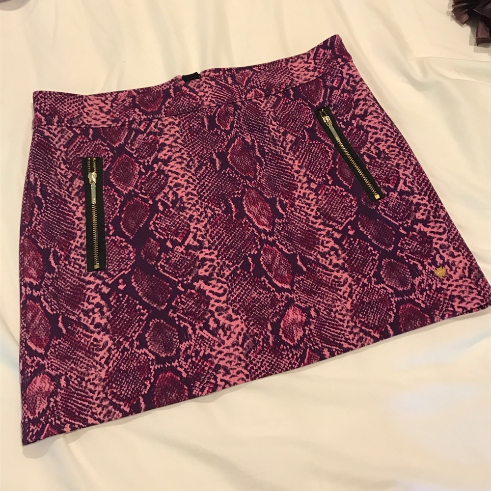Juicy Couture snakeskin mini