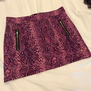 Juicy Couture snakeskin mini