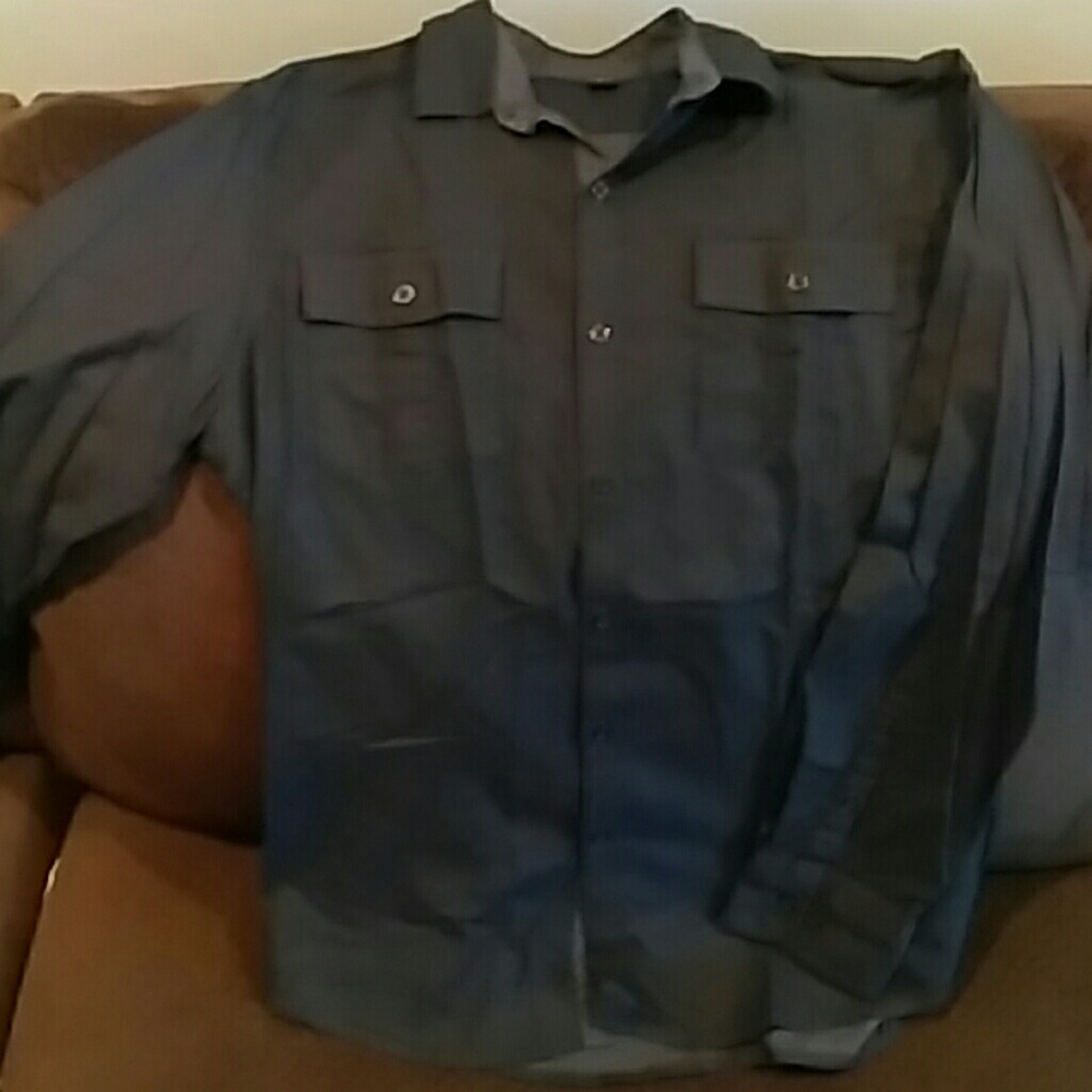 Long Sleeve Black button up