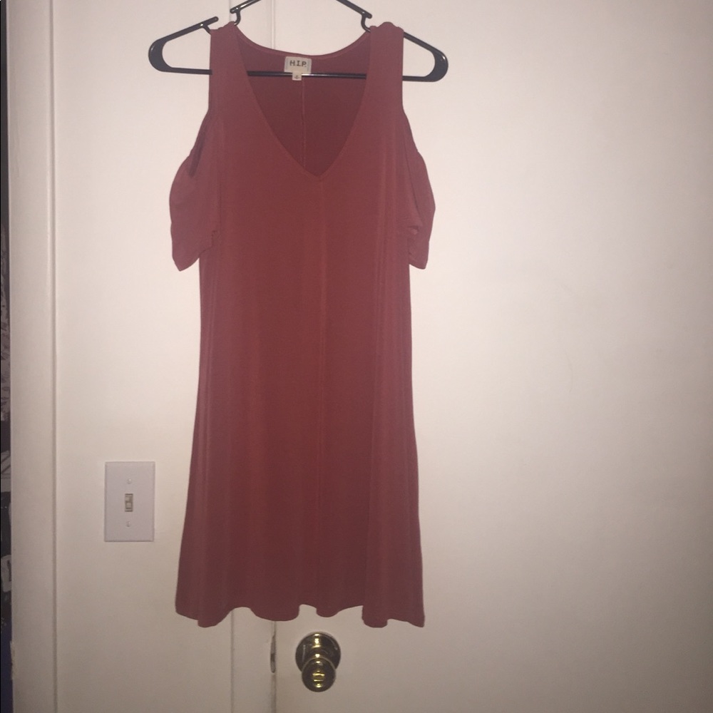 Cold shoulder dress