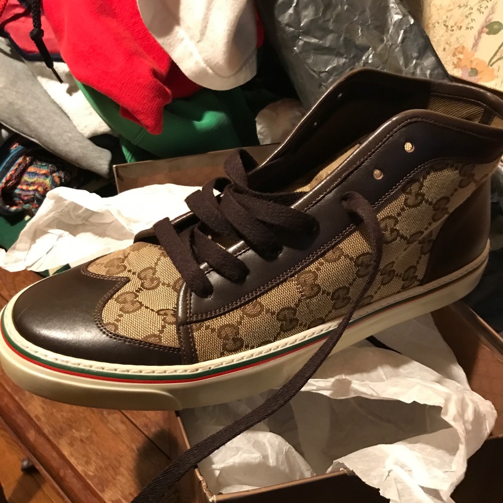 Gucci canvas sneaker size 11.5 US