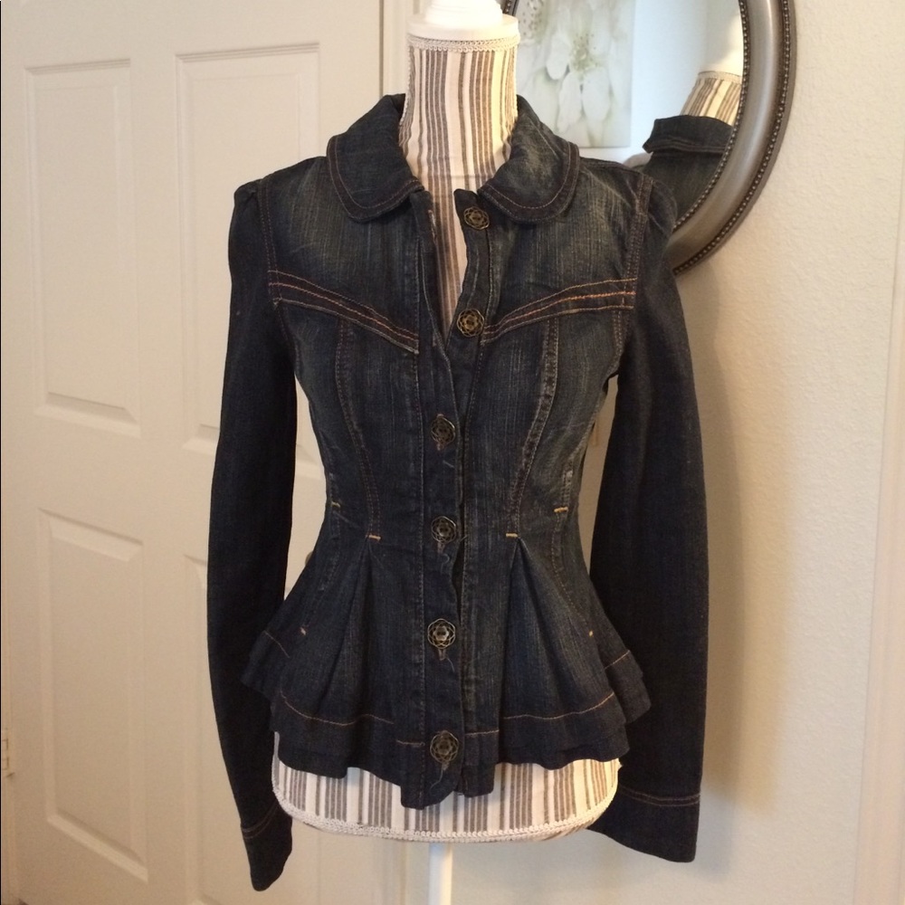 Guess denim  jacket & Skirt Set