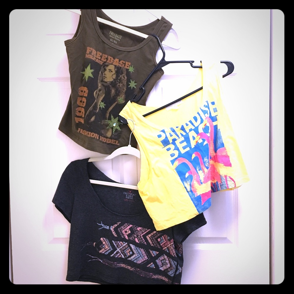 American eagle & forever 21 & designer tank tops