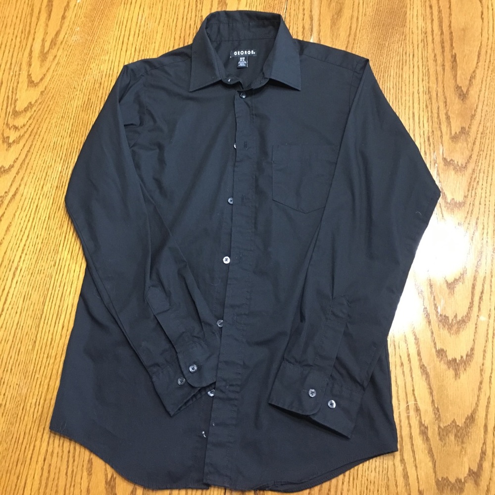 PRICE DROP 🎉 Boys black dress shirt