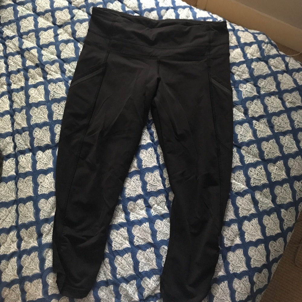 Black Lululemon Leggings Size 6