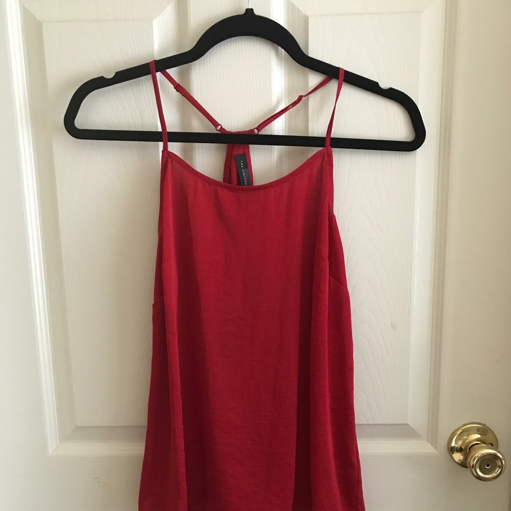 Red silk Limited cami