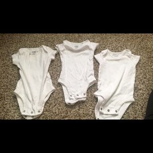 Carter's White onsies