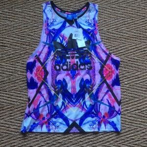 Brand new w tags Rita ora floral adidas tank
