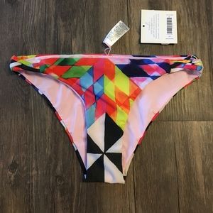 Mara Hoffman Basketweave Geometric Bikini Bottoms