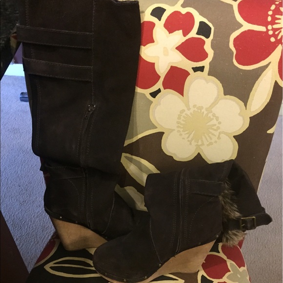 Buckle- naughty monkey suede boots - Picture 3 of 5