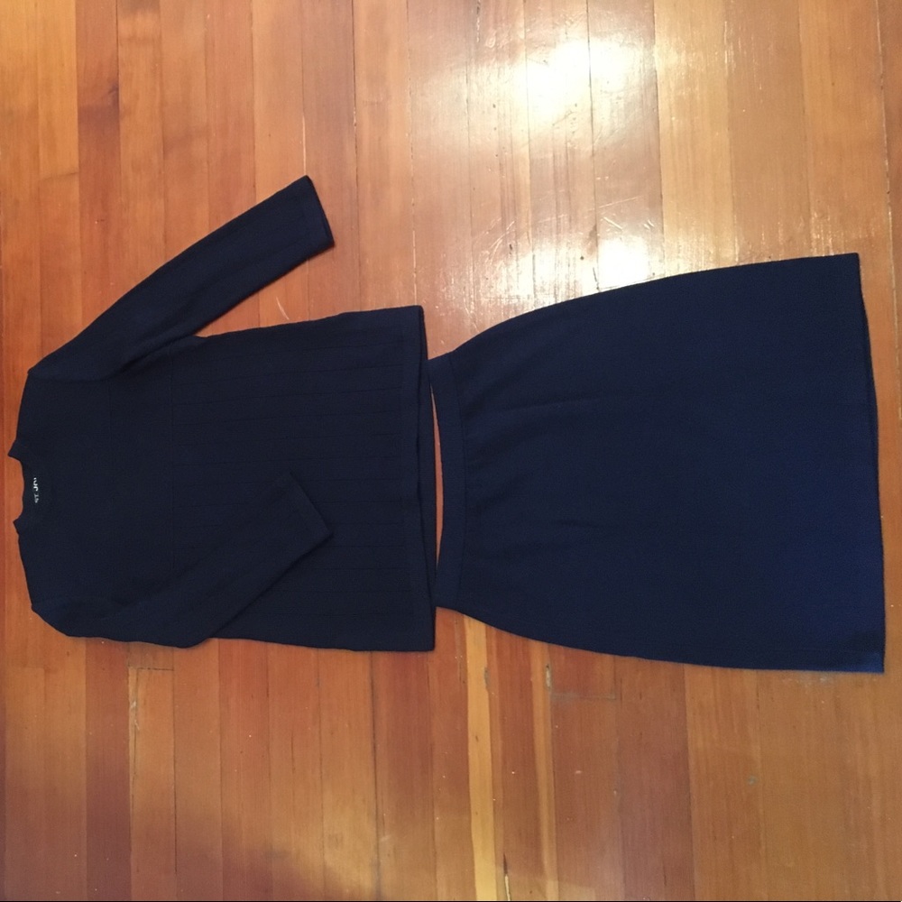 St. John skirt & sweater set