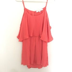 Like New! Lovers + Friends Open Back Pleated Dress
