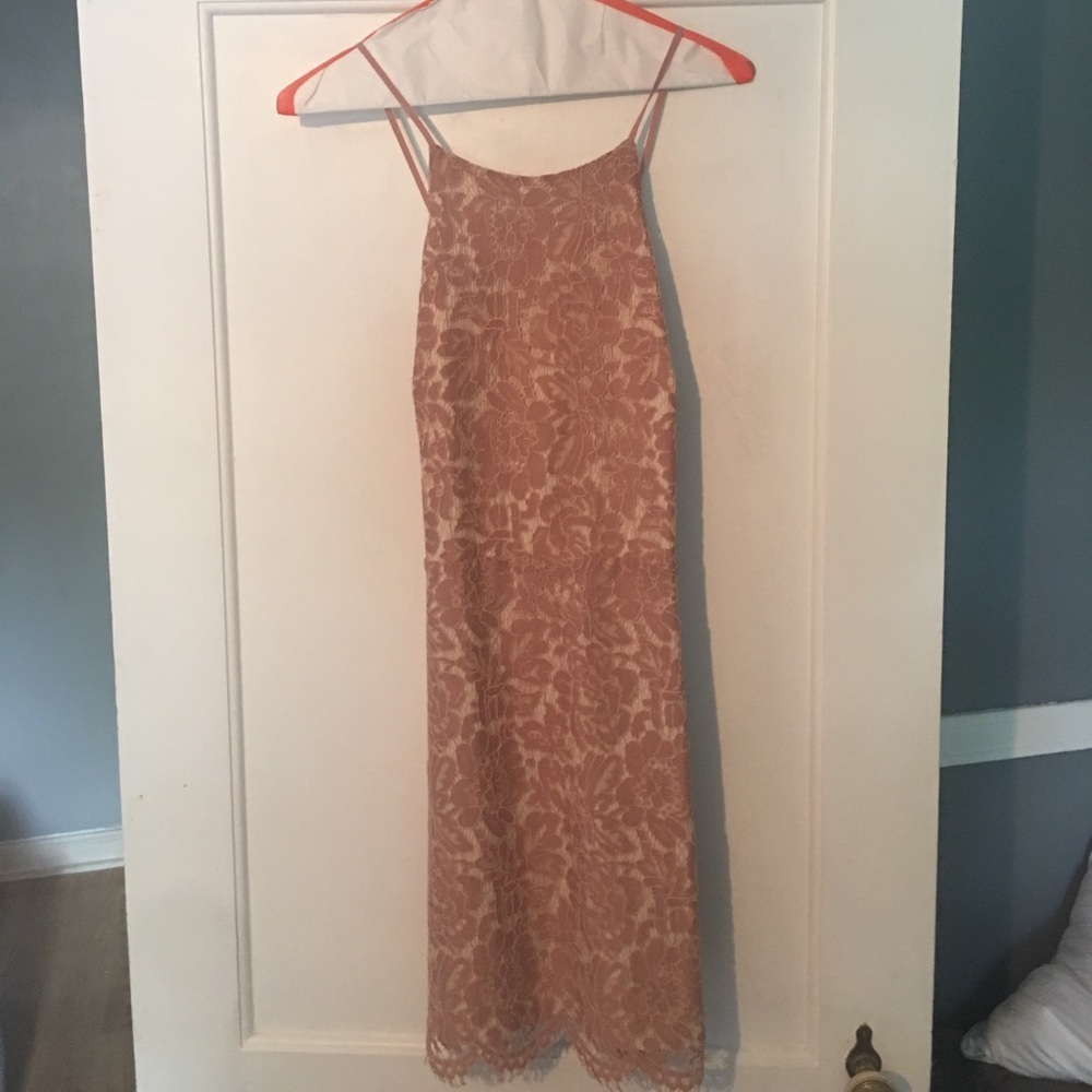 Astr dress with open cross back