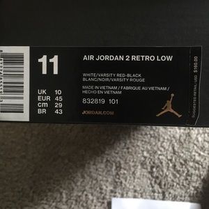 Air Jordan 2 retro low