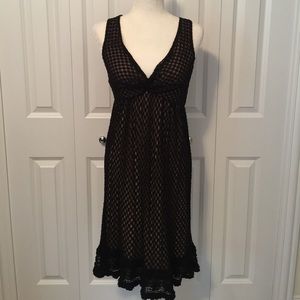 Black V-Neck Dress