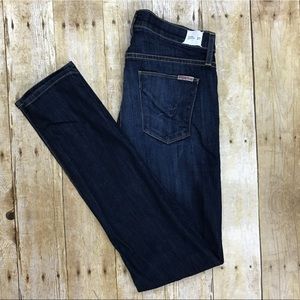 Hudson Midrise "Colette" Skinny Jeans.