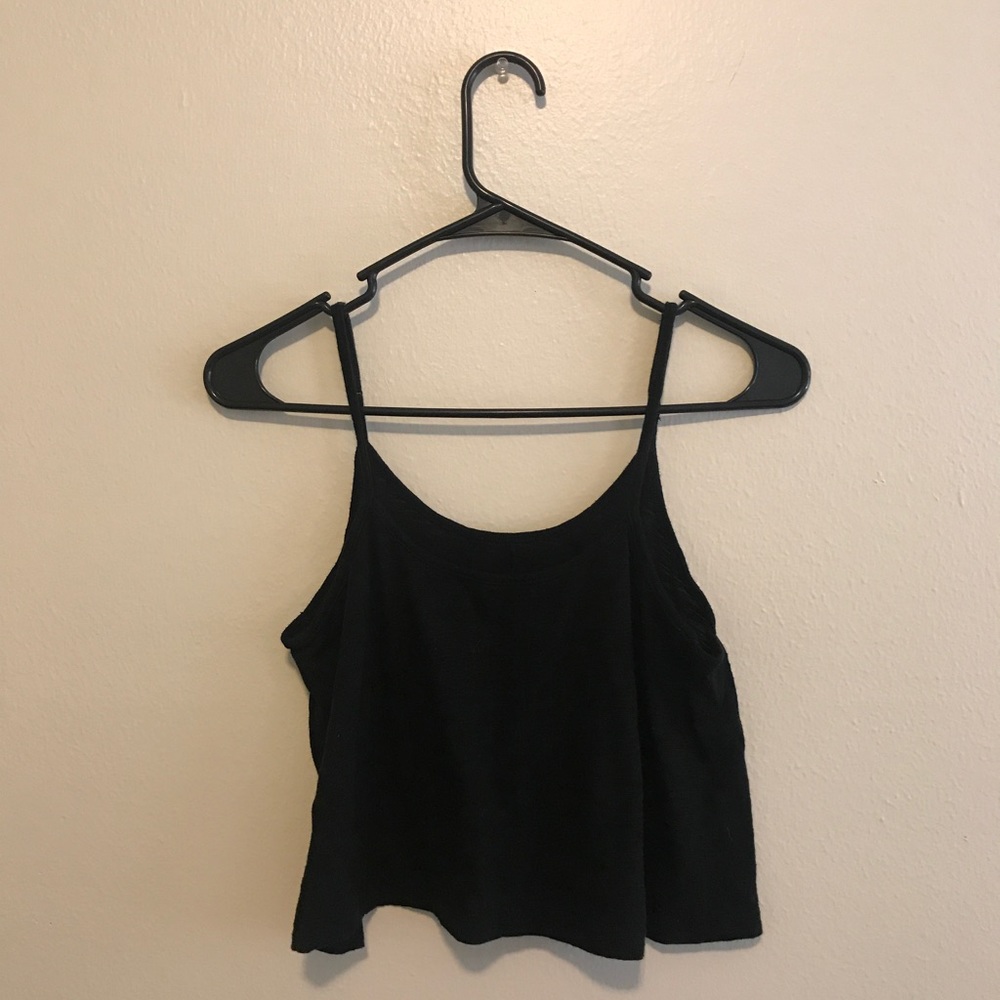 Black crop top