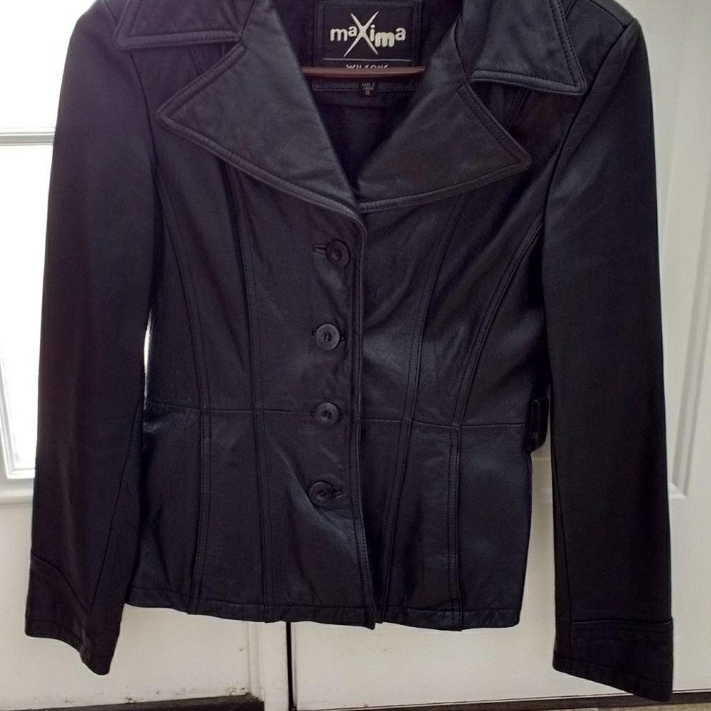 Woman's Leather Coat