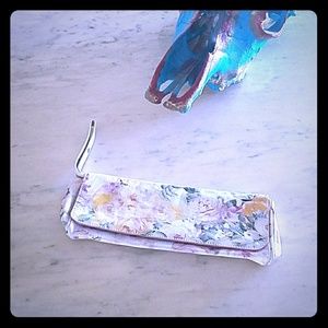 Gorgeous leather wristlet clutch