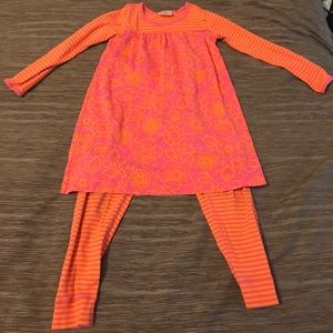 Hanna Andersson dress and legging set