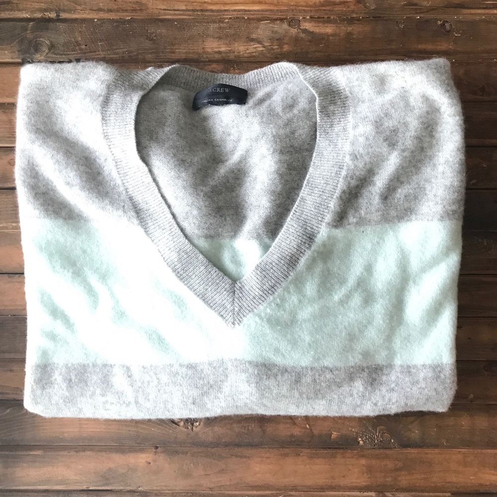 Striped cashmere Jcrew sweater