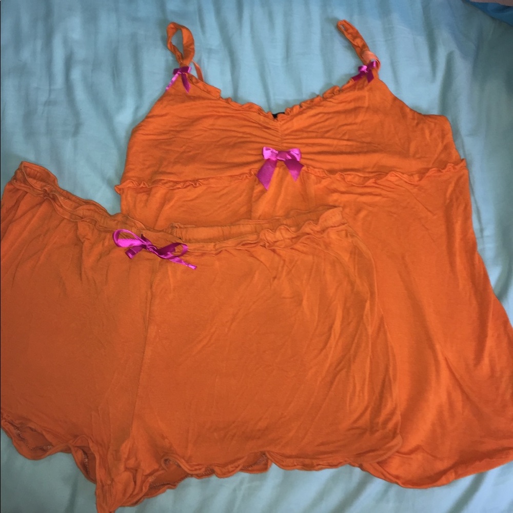 Orange pajama set!