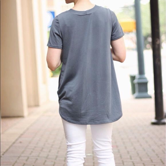 NWT Women's Gray Choker Top - Picture 4 of 7