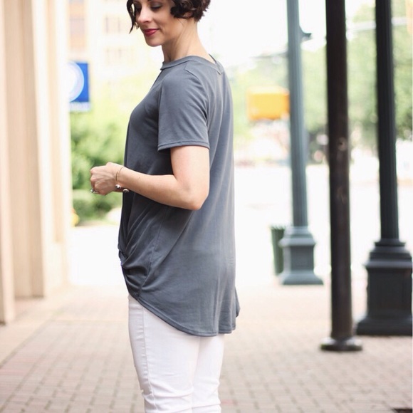 NWT Women's Gray Choker Top - Picture 5 of 7