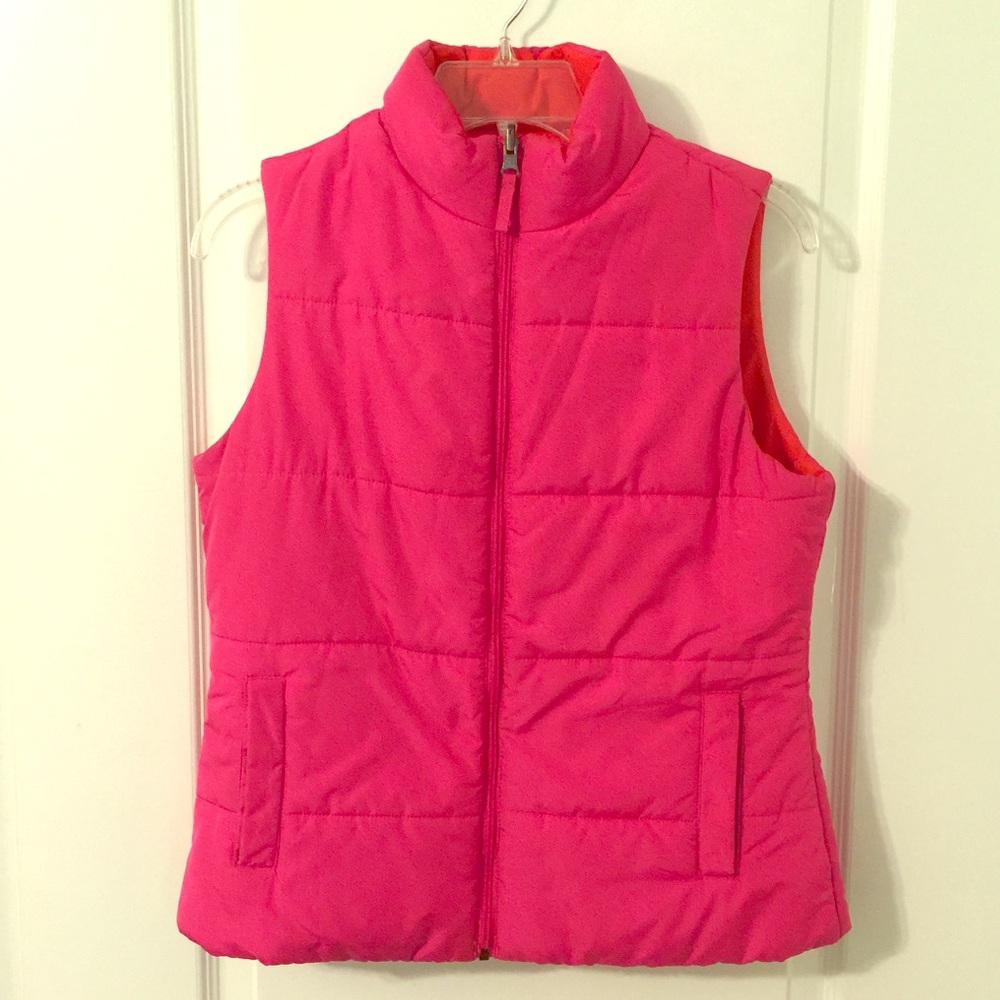 Hot pink vest