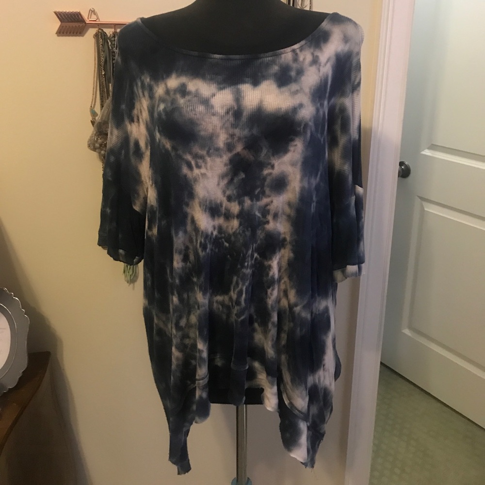 Amazing open back tie dye tunic